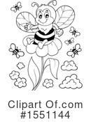 Bee Clipart #1551144 by visekart