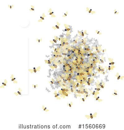 Bees Clipart #1560669 by Vector Tradition SM