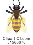 Bee Clipart #1560670 by Vector Tradition SM