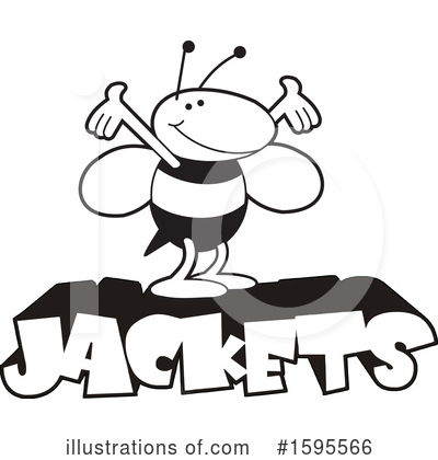 Royalty-Free (RF) Bee Clipart Illustration by Johnny Sajem - Stock Sample #1595566