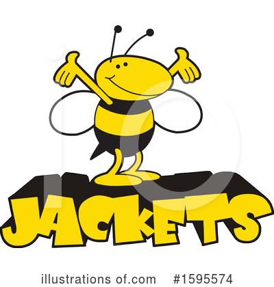Royalty-Free (RF) Bee Clipart Illustration by Johnny Sajem - Stock Sample #1595574