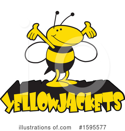 Royalty-Free (RF) Bee Clipart Illustration by Johnny Sajem - Stock Sample #1595577