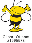 Bee Clipart #1595578 by Johnny Sajem