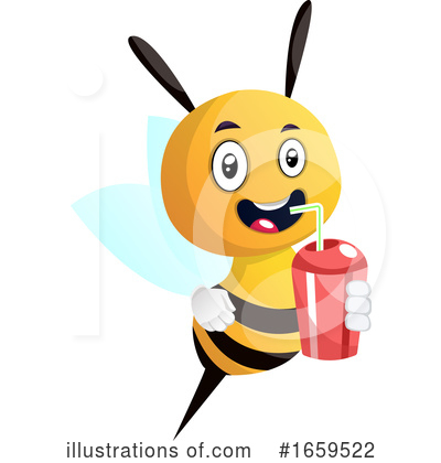 Royalty-Free (RF) Bee Clipart Illustration by Morphart Creations - Stock Sample #1659522