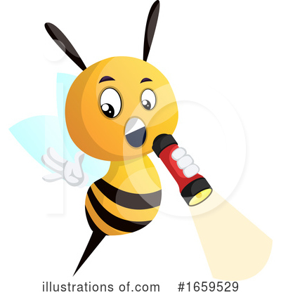 Royalty-Free (RF) Bee Clipart Illustration by Morphart Creations - Stock Sample #1659529
