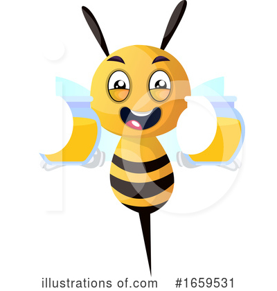 Royalty-Free (RF) Bee Clipart Illustration by Morphart Creations - Stock Sample #1659531
