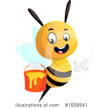 Royalty-Free (RF) Bee Clipart Illustration by Morphart Creations - Stock Sample #1659541