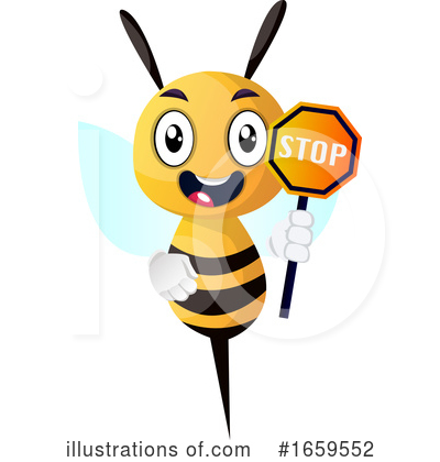 Royalty-Free (RF) Bee Clipart Illustration by Morphart Creations - Stock Sample #1659552