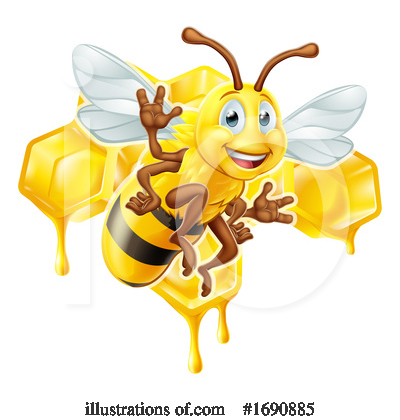Bee Hive Clipart #1690885 by AtStockIllustration