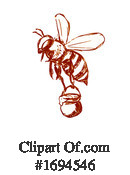 Bee Clipart #1694546 by patrimonio