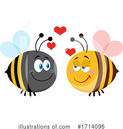 Honey Bee Clipart #1714096 by Hit Toon