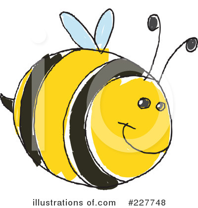 Royalty-Free (RF) Bee Clipart Illustration by yayayoyo - Stock Sample #227748