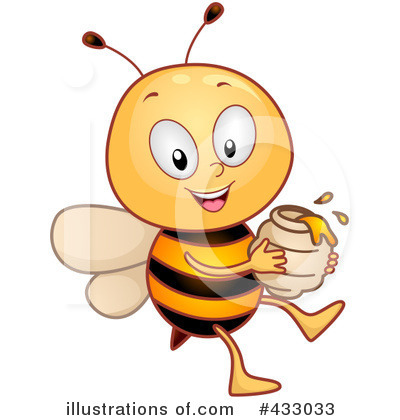 Royalty-Free (RF) Bee Clipart Illustration by BNP Design Studio - Stock Sample #433033