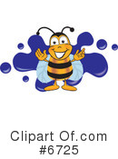 Bee Clipart #6725 by Mascot Junction