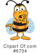 Bee Clipart #6734 by Mascot Junction