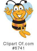 Bee Clipart #6741 by Mascot Junction