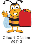 Bee Clipart #6743 by Mascot Junction