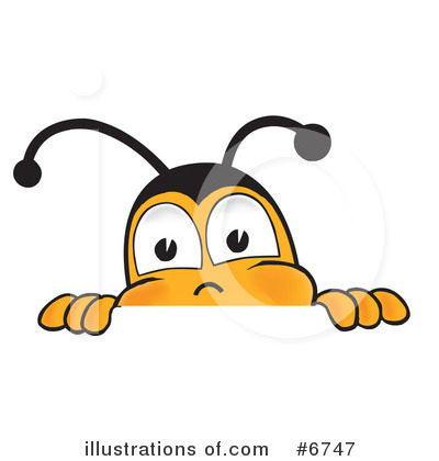 Bee Clipart #6747 by Mascot Junction