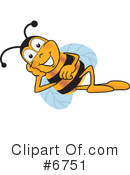 Bee Clipart #6751 by Mascot Junction