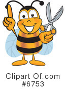 Bee Clipart #6753 by Mascot Junction
