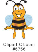 Bee Clipart #6756 by Mascot Junction