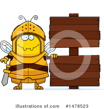 Royalty-Free (RF) Bee Knight Clipart Illustration by Cory Thoman - Stock Sample #1478523