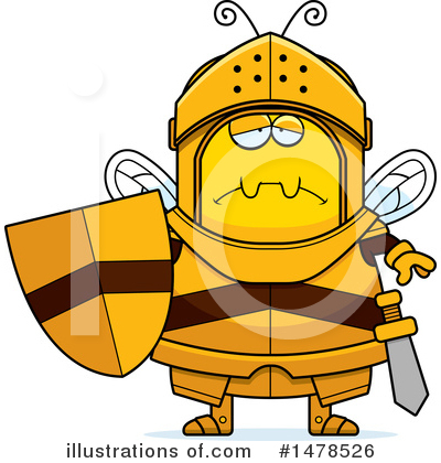 Royalty-Free (RF) Bee Knight Clipart Illustration by Cory Thoman - Stock Sample #1478526