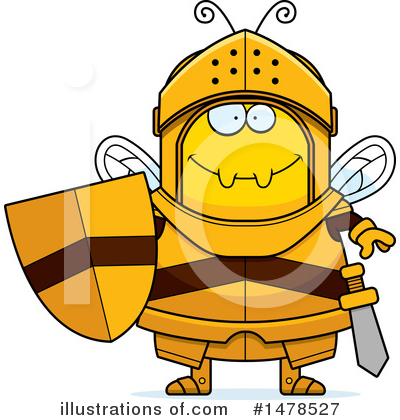 Royalty-Free (RF) Bee Knight Clipart Illustration by Cory Thoman - Stock Sample #1478527