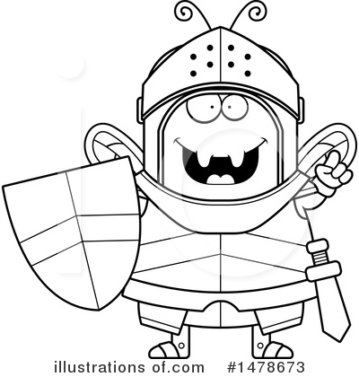 Royalty-Free (RF) Bee Knight Clipart Illustration by Cory Thoman - Stock Sample #1478673