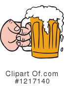 Beer Clipart #1217140 by LaffToon