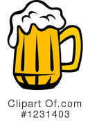 Beer Clipart #1231403 by Vector Tradition SM