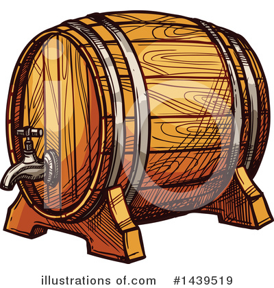 Keg Clipart #1439519 by Vector Tradition SM