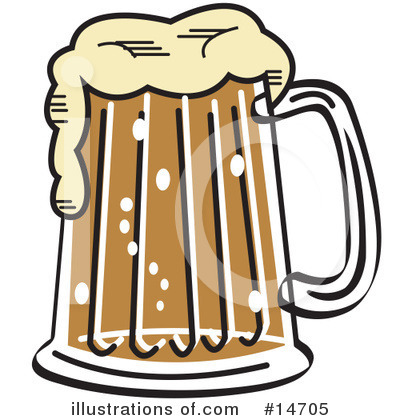 Royalty-Free (RF) Beer Clipart Illustration by Andy Nortnik - Stock Sample #14705