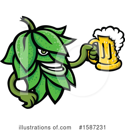 Royalty-Free (RF) Beer Clipart Illustration by patrimonio - Stock Sample #1587231
