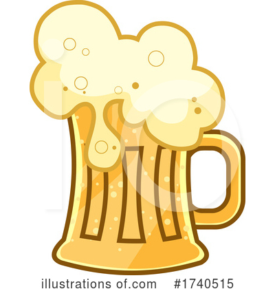 Royalty-Free (RF) Beer Clipart Illustration by Hit Toon - Stock Sample #1740515
