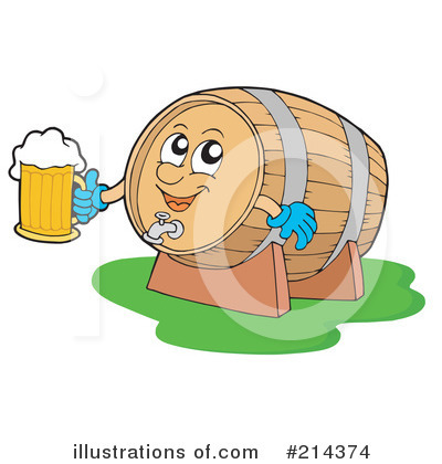 Royalty-Free (RF) Beer Clipart Illustration by visekart - Stock Sample #214374