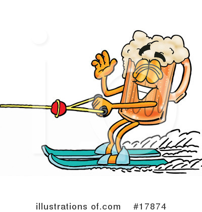 Royalty-Free (RF) Beer Mug Character Clipart Illustration by Mascot Junction - Stock Sample #17874