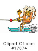Beer Mug Character Clipart #17874 by Mascot Junction