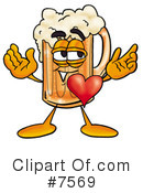 Beer Mug Clipart #7569 by Mascot Junction