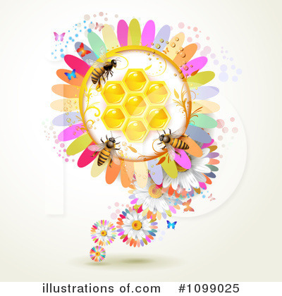 Honey Bee Clipart #1099025 by merlinul