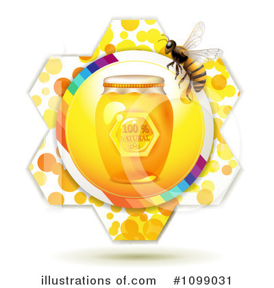 Royalty-Free (RF) Bees Clipart Illustration by merlinul - Stock Sample #1099031