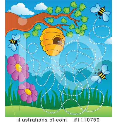 Bee Hive Clipart #1110750 by visekart