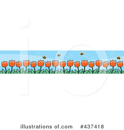 Royalty-Free (RF) Bees Clipart Illustration by Cory Thoman - Stock Sample #437418