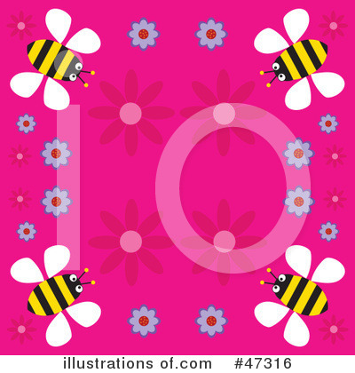 Royalty-Free (RF) Bees Clipart Illustration by Prawny - Stock Sample #47316