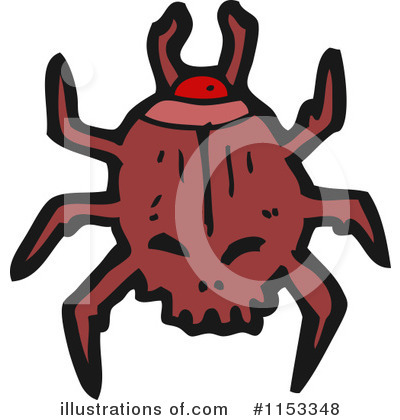 Royalty-Free (RF) Beetle Clipart Illustration by lineartestpilot - Stock Sample #1153348