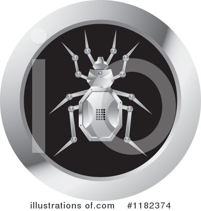 Royalty-Free (RF) Beetle Clipart Illustration by Lal Perera - Stock Sample #1182374