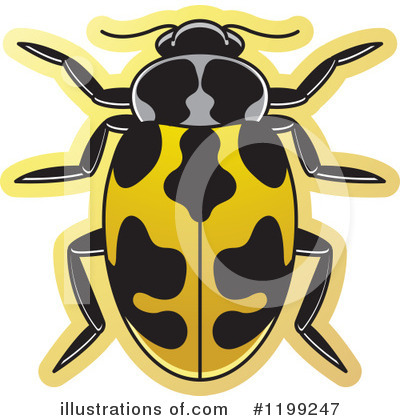 Royalty-Free (RF) Beetle Clipart Illustration by Lal Perera - Stock Sample #1199247