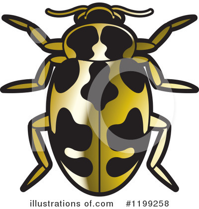 Royalty-Free (RF) Beetle Clipart Illustration by Lal Perera - Stock Sample #1199258