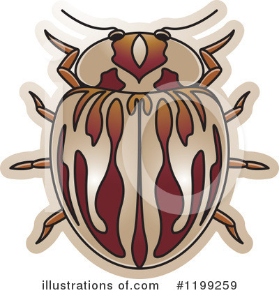 Royalty-Free (RF) Beetle Clipart Illustration by Lal Perera - Stock Sample #1199259