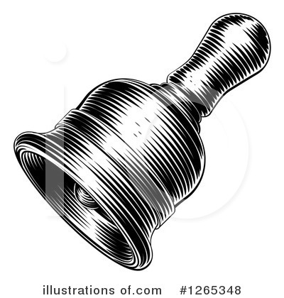 Royalty-Free (RF) Bell Clipart Illustration by AtStockIllustration - Stock Sample #1265348